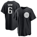 Pouc C.Cubs #6 Matt Shaw Player Black Game Stitched Jerseys