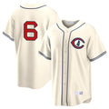 Pouc C.Cubs #6 Matt Shaw Player Cream Field of Dreams Home Game Stitched Jerseys