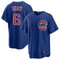 Pouc C.Cubs #6 Matt Shaw Player Royal Home Game Stitched Jerseys