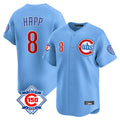 Pouc C.Cubs #8 Ian Happ Player Light Blue 150th Anniversary Limited Home Stitched Jerseys