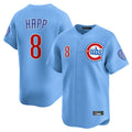 Pouc C.Cubs #8 Ian Happ Player Light Blue Limited Home Stitched Jerseys