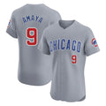 Pouc C.Cubs #9 Miguel Amaya Player Gray Road Limited Elite Home Stitched Jerseys