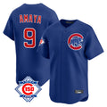 Pouc C.Cubs #9 Miguel Amaya Player Royal 150th Anniversary Limited Home Stitched Jerseys