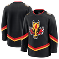 Pouc C.Flames Black Alternate Premium Jerseys