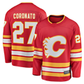 Pouc C.Flames #27 Matt Coronato Red Home Breakaway Jerseys