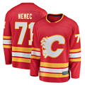 Pouc C.Flames #71 Simon Nemec Red Home Breakaway Jerseys