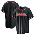 Pouc C.Guardians Black Fashion Out Home Game Blank Player Stitched Jerseys