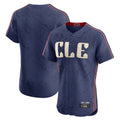 Pouc C.Guardians Navy City Connect Limited Elite Home Blank Player Stitched Jerseys
