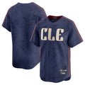 Pouc C.Guardians Navy City Connect Limited Home Blank Player Stitched Jerseys