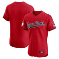 Pouc C.Guardians Red Limited Elite Home Blank Player Stitched Jerseys