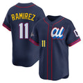 Pouc C.Guardians #11 Jose Ramirez Player Navy American League All-Star Edition Limited Home Stitched Jerseys