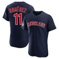 Pouc C.Guardians #11 Jose Ramirez Player Navy Limited Elite Home Stitched Jerseys