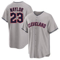 Pouc C.Guardians #23 Bo Naylor Player Gray Game Home Stitched Jerseys
