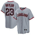 Pouc C.Guardians #23 Bo Naylor Player Gray Home Game Stitched Jerseys