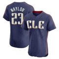 Pouc C.Guardians #23 Bo Naylor Player Navy City Connect Limited Elite Home Stitched Jerseys