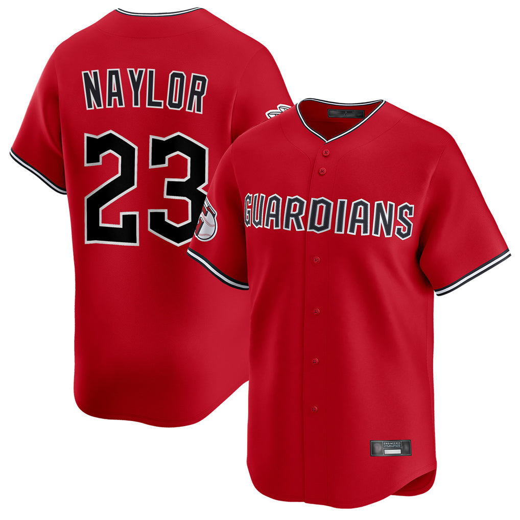 Pouc C.Guardians #23 Bo Naylor Player Red Limited Home Stitched Jerseys