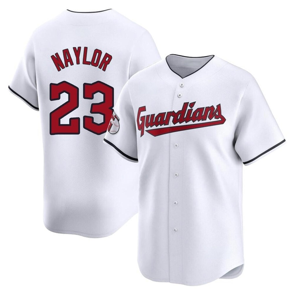 Pouc C.Guardians #23 Bo Naylor Player White Limited Home Stitched Jerseys