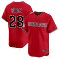 Pouc C.Guardians #28 Tanner Bibee Player Red Limited Home Stitched Jerseys