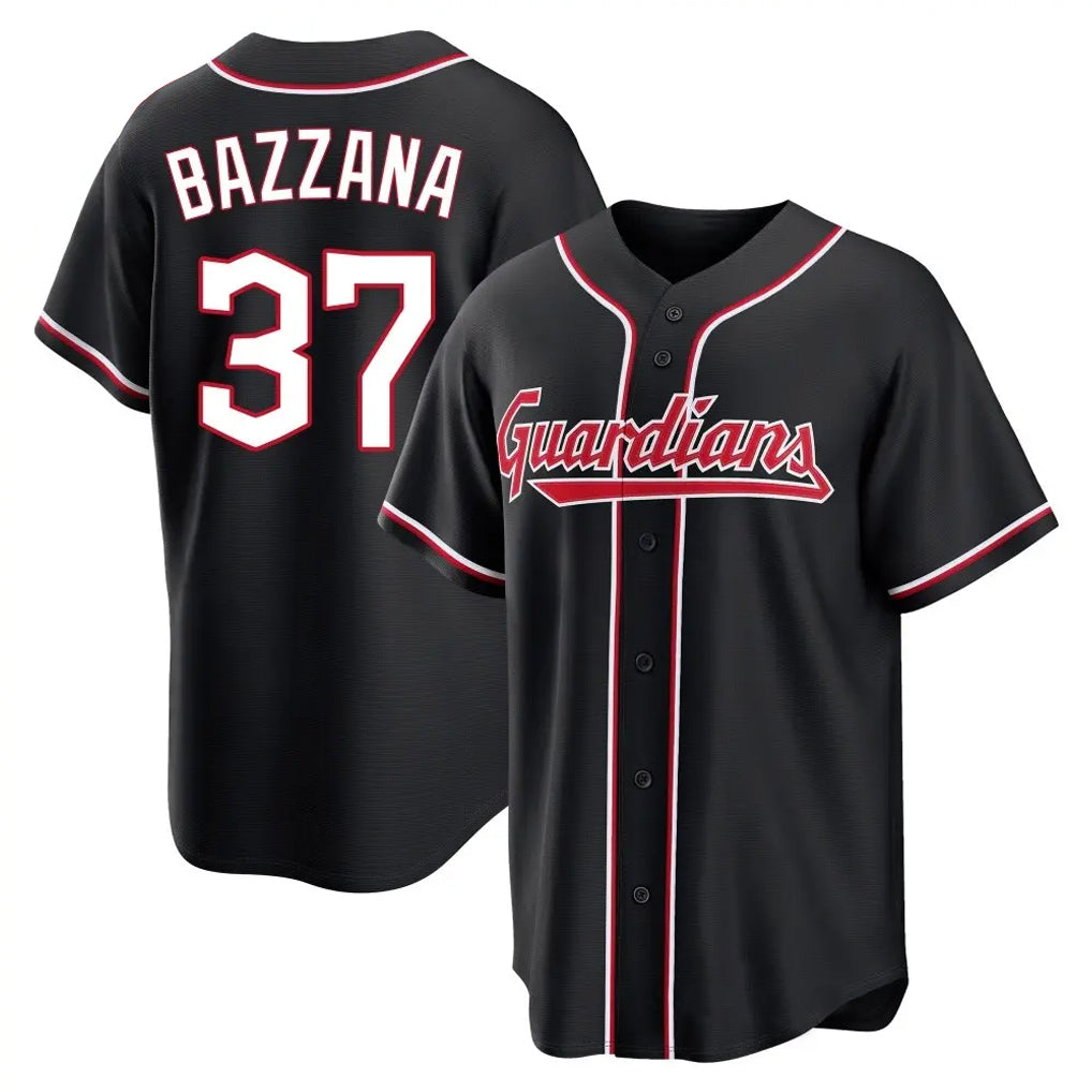 Pouc C.Guardians #37 Travis Bazzana Player Black Fashion Out Home Game Stitched Jerseys
