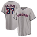 Pouc C.Guardians #37 Travis Bazzana Player Gray Game Home Stitched Jerseys