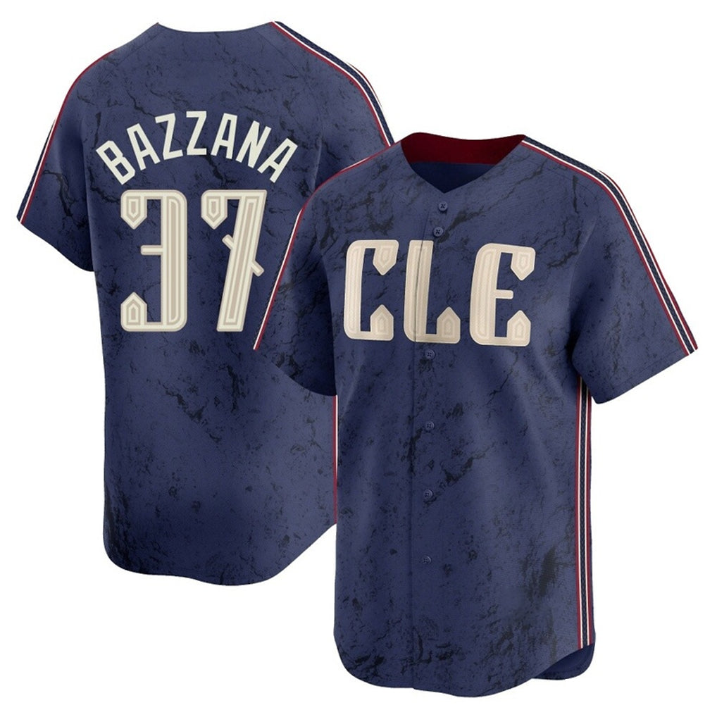 Pouc C.Guardians #37 Travis Bazzana Player Navy City Connect Limited Home Stitched Jerseys