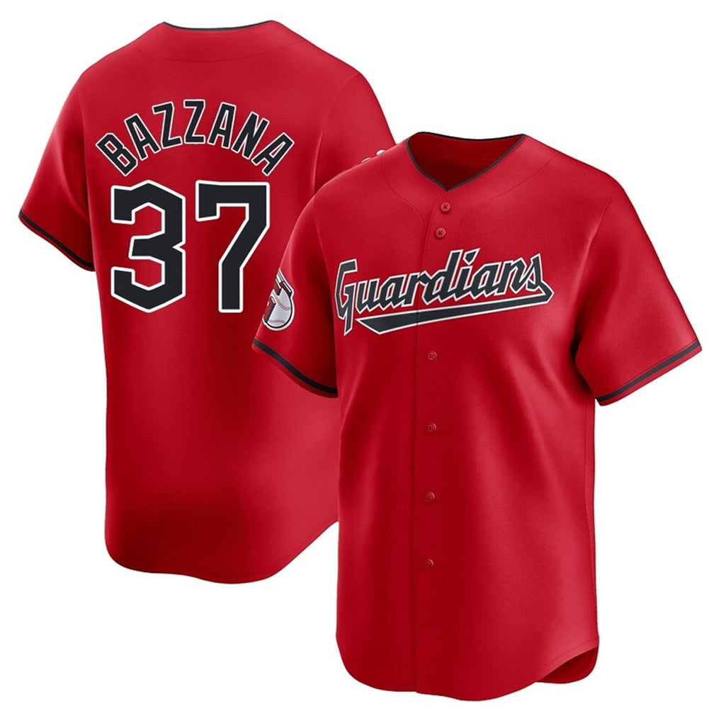 Pouc C.Guardians #37 Travis Bazzana Player Red Limited Home Stitched Jerseys