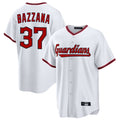 Pouc C.Guardians #37 Travis Bazzana Player White Game Home Stitched Jerseys