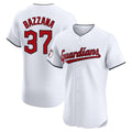Pouc C.Guardians #37 Travis Bazzana Player White Limited Elite Home Stitched Jerseys