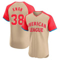 Pouc C.Guardians #38 Steven Kwan Player Cream American League All-Star Limited Elite Home Stitched Jerseys