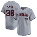 Pouc C.Guardians #38 Steven Kwan Player Gray Road Limited Home Stitched Jerseys