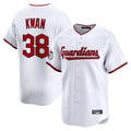 Pouc C.Guardians #38 Steven Kwan Player White Limited Home Game Stitched Jerseys