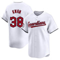 Pouc C.Guardians #38 Steven Kwan Player White Limited Home Stitched Jerseys
