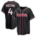 Pouc C.Guardians #4 Brayan Rocchio Player Black Fashion Out Home Game Stitched Jerseys