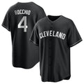Pouc C.Guardians #4 Brayan Rocchio Player Black Home Game Stitched Jerseys