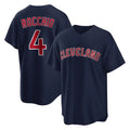 Pouc C.Guardians #4 Brayan Rocchio Player Navy Game Home Stitched Jerseys