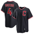 Pouc C.Guardians #4 Brayan Rocchio Player Navy Home Game Stitched Jerseys