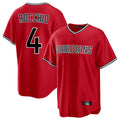 Pouc C.Guardians #4 Brayan Rocchio Player Red Home Game Stitched Jerseys