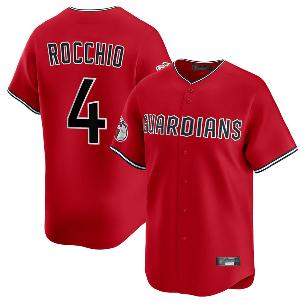 Pouc C.Guardians #4 Brayan Rocchio Player Red Limited Home Stitched Jerseys