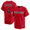 Pouc C.Guardians #4 Brayan Rocchio Player Red Limited Home Stitched Jerseys