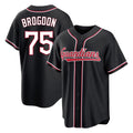 Pouc C.Guardians #75 Connor Brogdon Player Black Fashion Out Home Game Stitched Jerseys