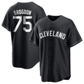 Pouc C.Guardians #75 Connor Brogdon Player Black Home Game Stitched Jerseys