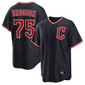 Pouc C.Guardians #75 Connor Brogdon Player Navy Home Game Stitched Jerseys