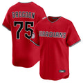 Pouc C.Guardians #75 Connor Brogdon Player Red Limited Home Stitched Jerseys