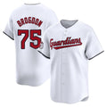 Pouc C.Guardians #75 Connor Brogdon Player White Limited Home Stitched Jerseys