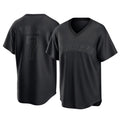 Pouc C.Guardians #7 George Valera Player Black T-shirt Home Game Stitched Jerseys