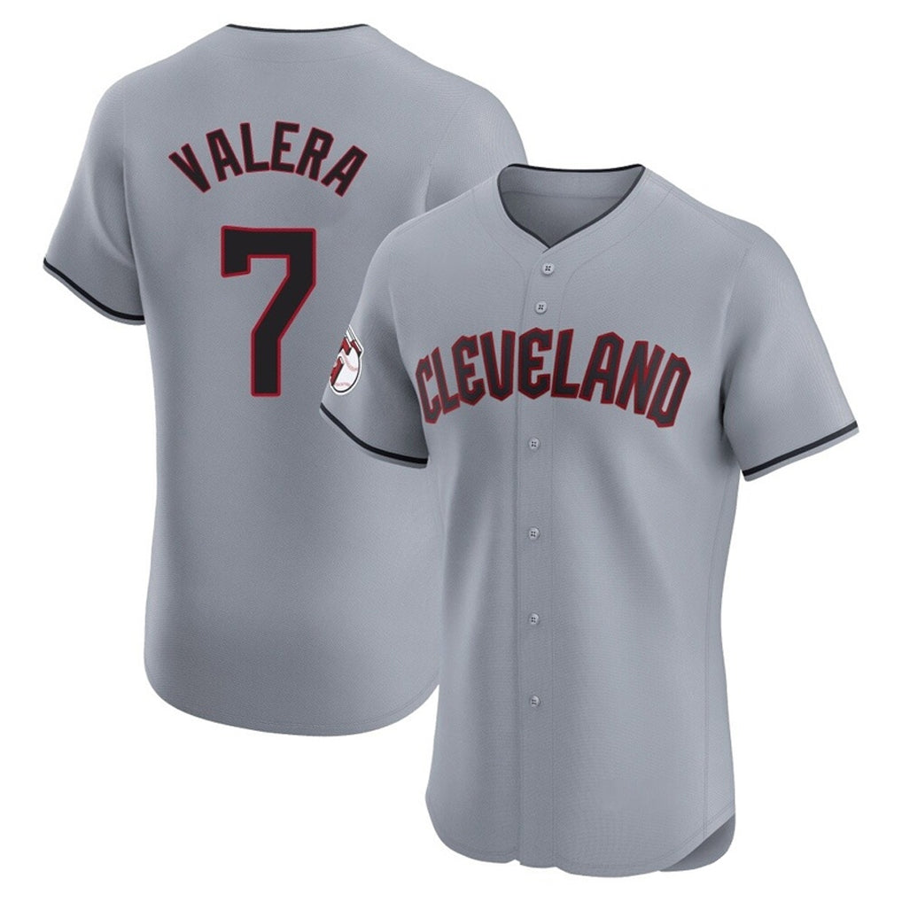 Pouc C.Guardians #7 George Valera Player Gray Road Limited Elite Home Stitched Jerseys