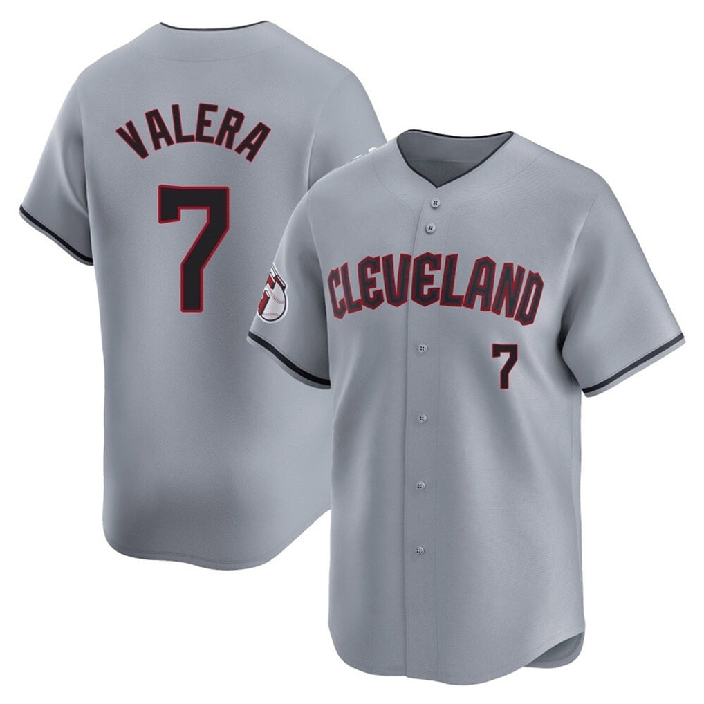 Pouc C.Guardians #7 George Valera Player Gray Road Limited Home Stitched Jerseys