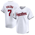 Pouc C.Guardians #7 George Valera Player White Limited Home Stitched Jerseys