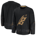 Pouc C.Hurricanes Black 2024 Military Appreciation Practice Stitched Jerseys