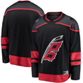 Pouc C.Hurricanes Black Home Breakaway Stitched Jerseys
